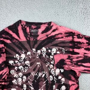 Posty Co Post Malone Tour Shirt Men L Pink Tie Dye Hollywoods Bleeding 2019